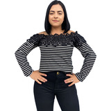 Blusinha Manga Longa Feminina