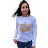 Blusinha Manga Longa Feminina