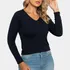 Blusinha Manga Longa Lisa Viscolycra Segunda Pele Básica