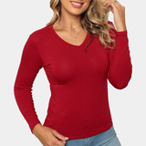 Blusinha Manga Longa Lisa