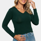 Blusinha Manga Longa Lisa