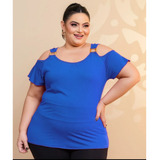 Blusinha Plus Size Ciganinha