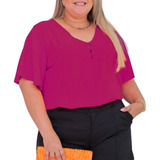 Blusinha Plus Size Social