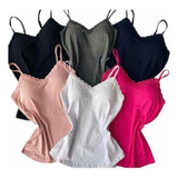 Blusinha Regata Alcinha Renda