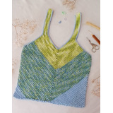 Blusinha Regata Em Croche