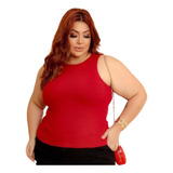 Blusinha Regata Plus Size