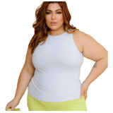 Blusinha Regata Plus Size