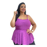 Blusinha Regata Plus Size