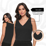 Blusinha Social Duna Crepe