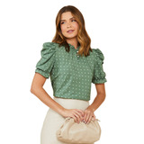 Blusinha Social Feminina Moda