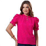 Blusinha Social Feminina Moda