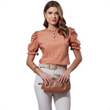 Blusinha Social Feminina Moda