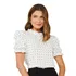 Blusinha Social Feminina Moda Evangélica Estampa Linda