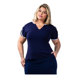 Blusinha Soltinha Plus Size