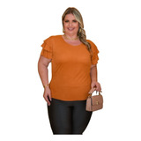 Blusinha Suede Feminino Moda