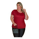 Blusinha Suede Feminino Moda