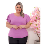 Blusinha Suede Feminino Moda