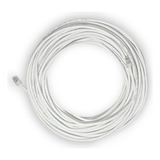 Bobina Cabo De Rede 100m Cat6 Internet Gigabit Rj45 Branco