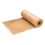 Bobina Papel Colmeia Kraft Natural Embalagem 30cm X 50mt