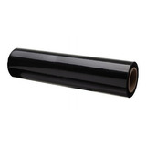 Bobina rolo Filme Stretch 50cm X 25 Micras Preto 3kg Oferta