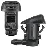 Bocais De Lavador De Para-brisa Click&fit, Substituição Para Dodge, Chrysler, Jeep Grand Cherokee, Liberty, Commander, Chevrolet Malibu; Kit De Bicos De Spray De Limpador De Para-brisa (ventilador