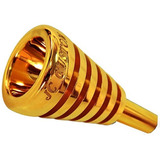 Bocal Jc Custom Para Trombone Oring 5gs Dourado Calibre Fino