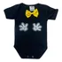 Bodie Bebê Mickey Com Touca Body Festa Mickey Manga Curta