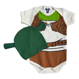Body Bebe Bichinho Verde