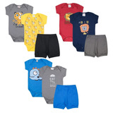 Body Bebe Estampado Short