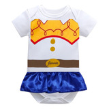 Body Bebê Jessie Toy Story 100 algodão Mesversário Tematico