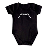 Body Bebê Metallica - Heavy Metal - Rock - Roupa Infantil