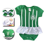 Body Bebe Palmeiras Sapatinho