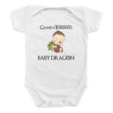 Body Bebê Personalizado Game Thrones Baby Dragon Targaryen