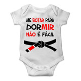 Body Bebê Personalizado Jiu Jitso Brasileiro Luta Fantasia