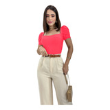 Body Blusa Blusinha Manga