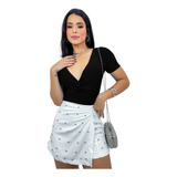 Body Blusa Feminina Manga