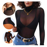 Body Blusa Feminina Manga