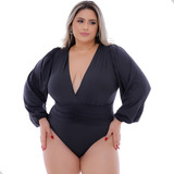 Body Blusa Feminino Plus