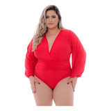Body Blusa Feminino Plus
