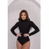 Body Blusa Frio Manga Longa Feminina Gola Alta Elegante