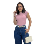 Body Blusa Gola Alta
