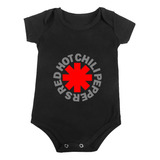 Body Borie Bebê Show Red Hot Chili Peppers Logo Prata Red
