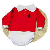 Body Camisa Polo Bebe