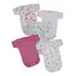 Body Curto Bebê Menina Liso Estampado Kit 5 Peças