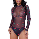 Body De Tule Feminino