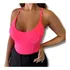 Body E Maio Pink Rosa Neon Brilhante Feminino