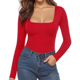 Body Feminino Adulto Decote