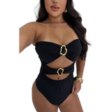 Body Feminino Argola Fivela