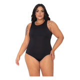 Body Feminino Blusa Plus