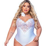 Body Feminino Blusa Plus